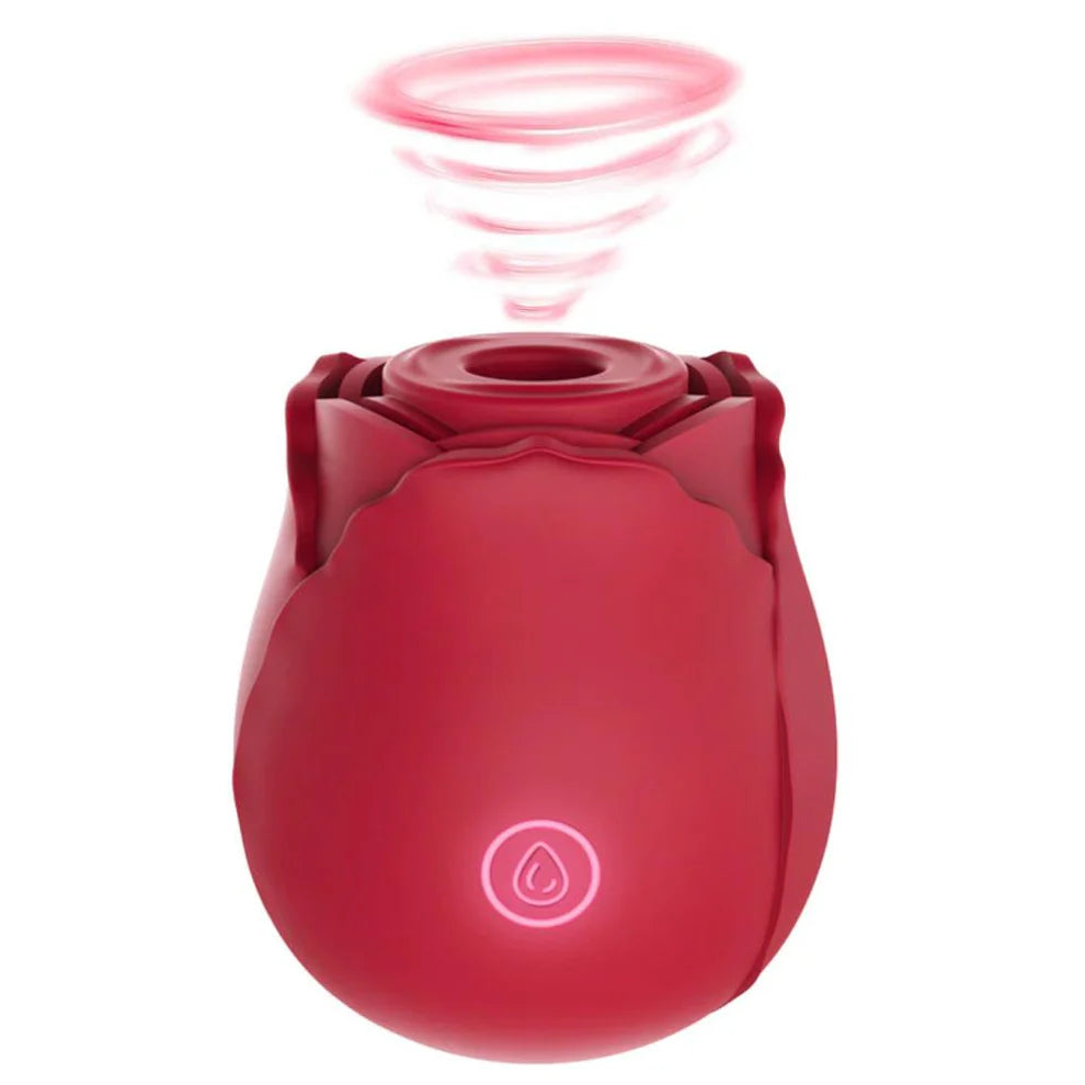 Air Pulse Clitoral Rose Vibrator