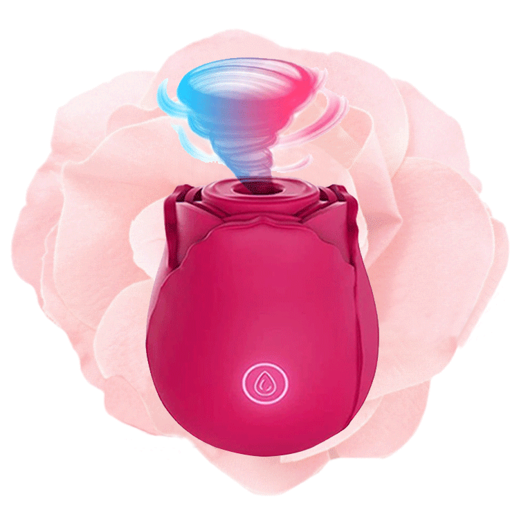 Air Pulse Clitoral Rose Vibrator