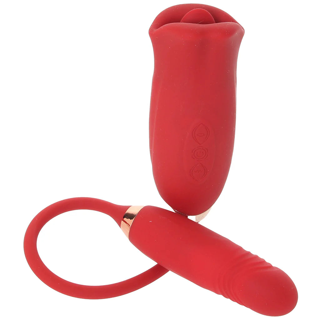 Lickgasm Dual Action Licking & Thrusting Vibrator