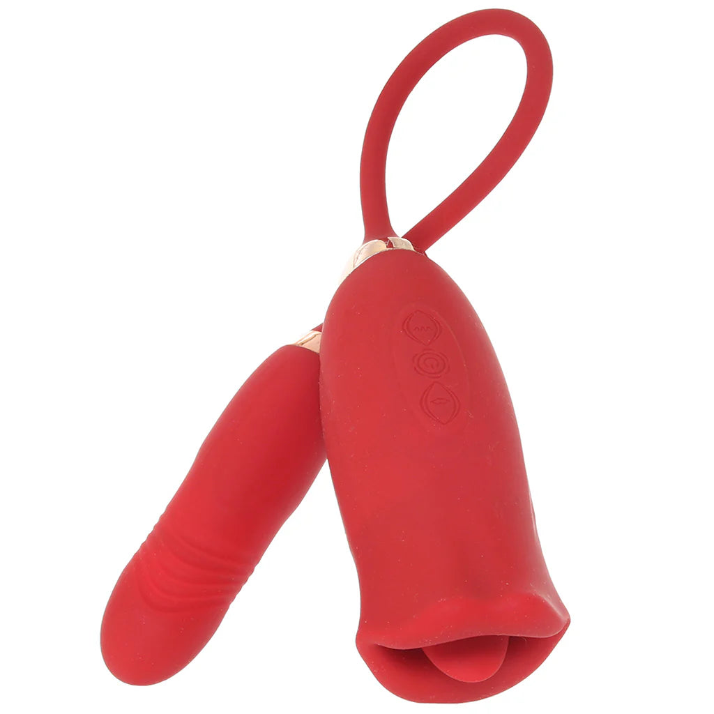 Lickgasm Dual Action Licking & Thrusting Vibrator