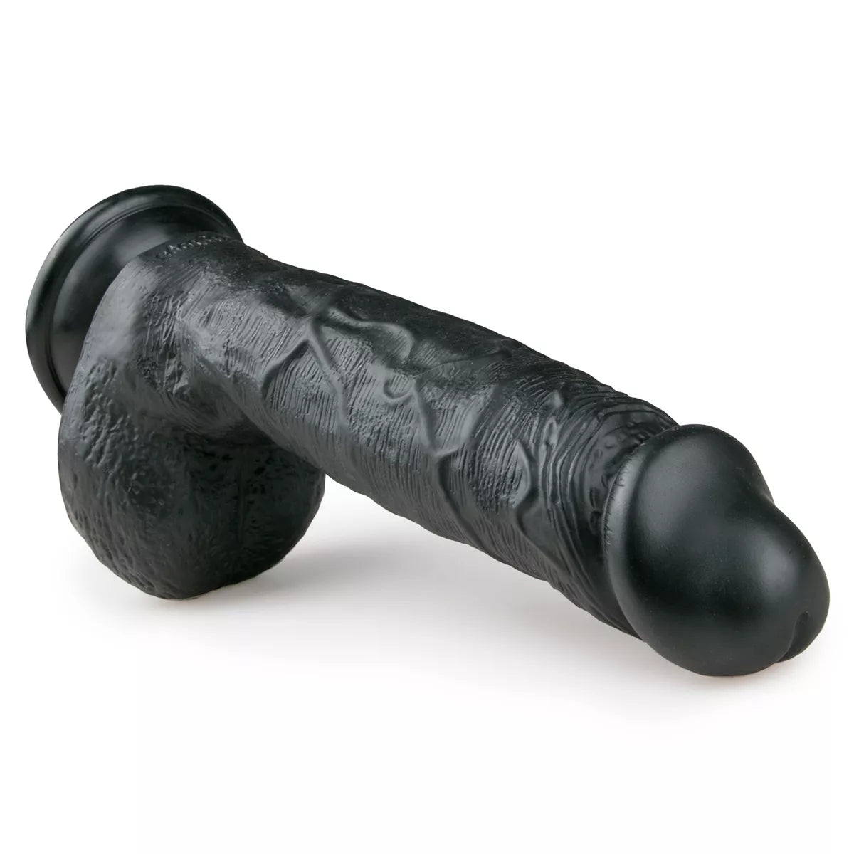 Naturally Yours Realistic Silicone Dildo - Black